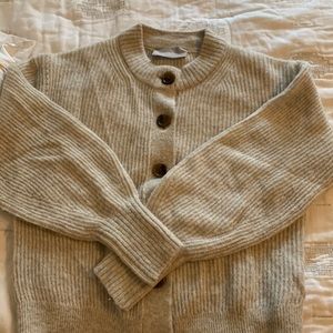 Everlane alpaca cardigan/sweater
